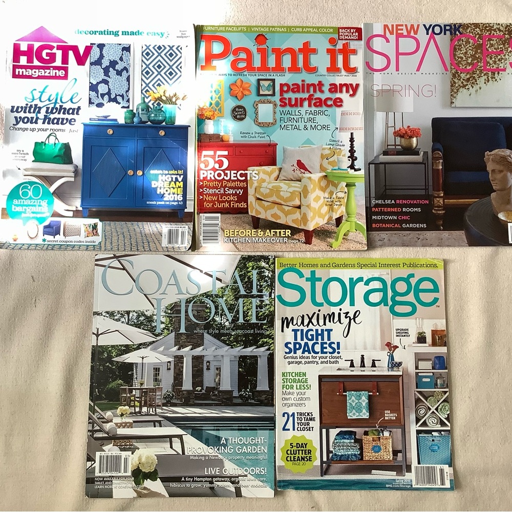 Home Decor Magazine Bundle (5)